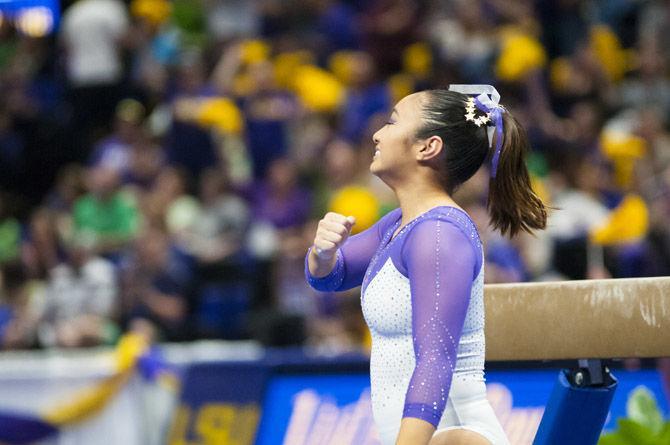 PHOTOS: LSU gymnastics defeats Arizona at final home meet