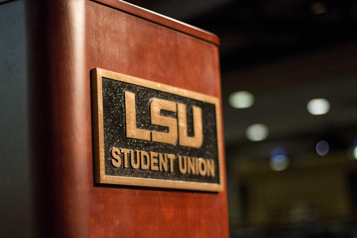 Student Government spring election results are announced in the LSU Student Union Live Oak Lounge on Wednesday, March 21, 2018.