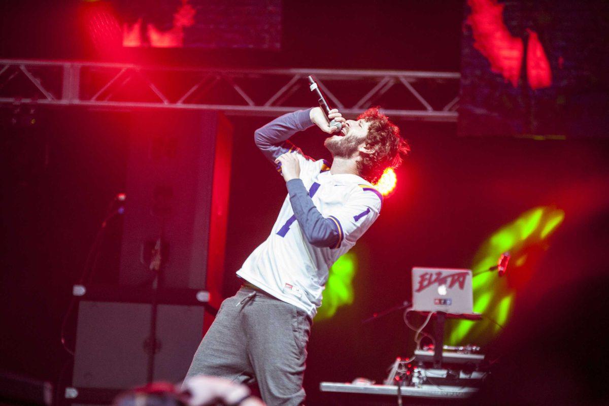 Lil Dicky performs in the PMAC during Groovin' on Thursday, March 22, 2018.