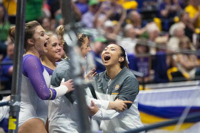 PHOTOS: LSU gymnastics defeats Arizona at final home meet