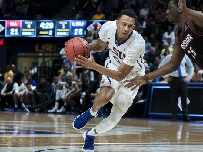 PHOTOS: LSU men's basketball defeats UL-Lafayette 84-76 in round one of NIT