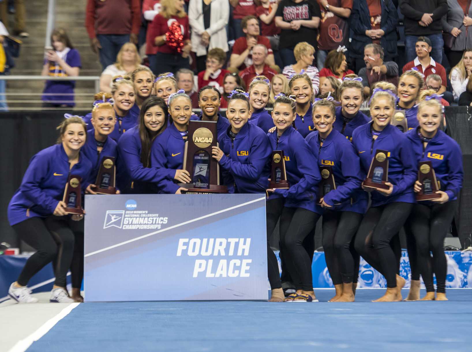 LSU gymnastics finishes fourth in NCAA National Championship