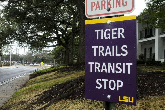 Tiger Trails Transit operates during regular business hours on West Lakeshore Drive on Monday, Jan. 22, 2018.