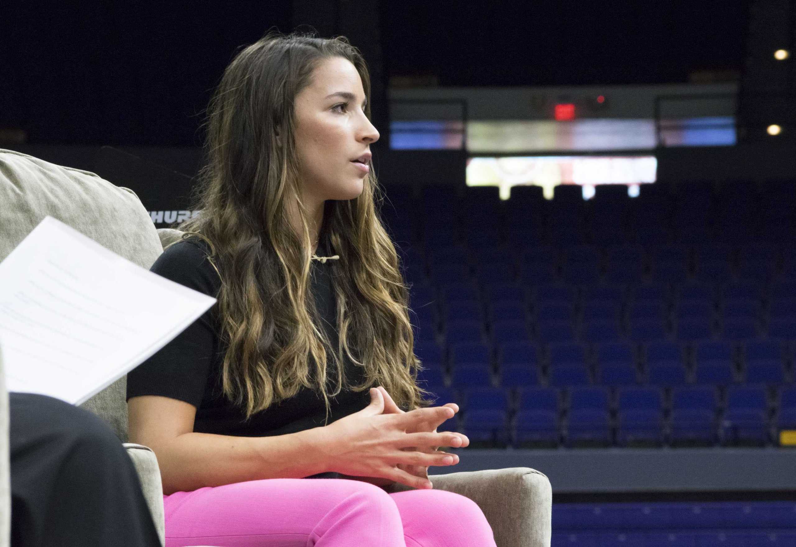 Olympic gymnast, activist Aly Raisman speaks at LSU about sexual assault, female empowerment