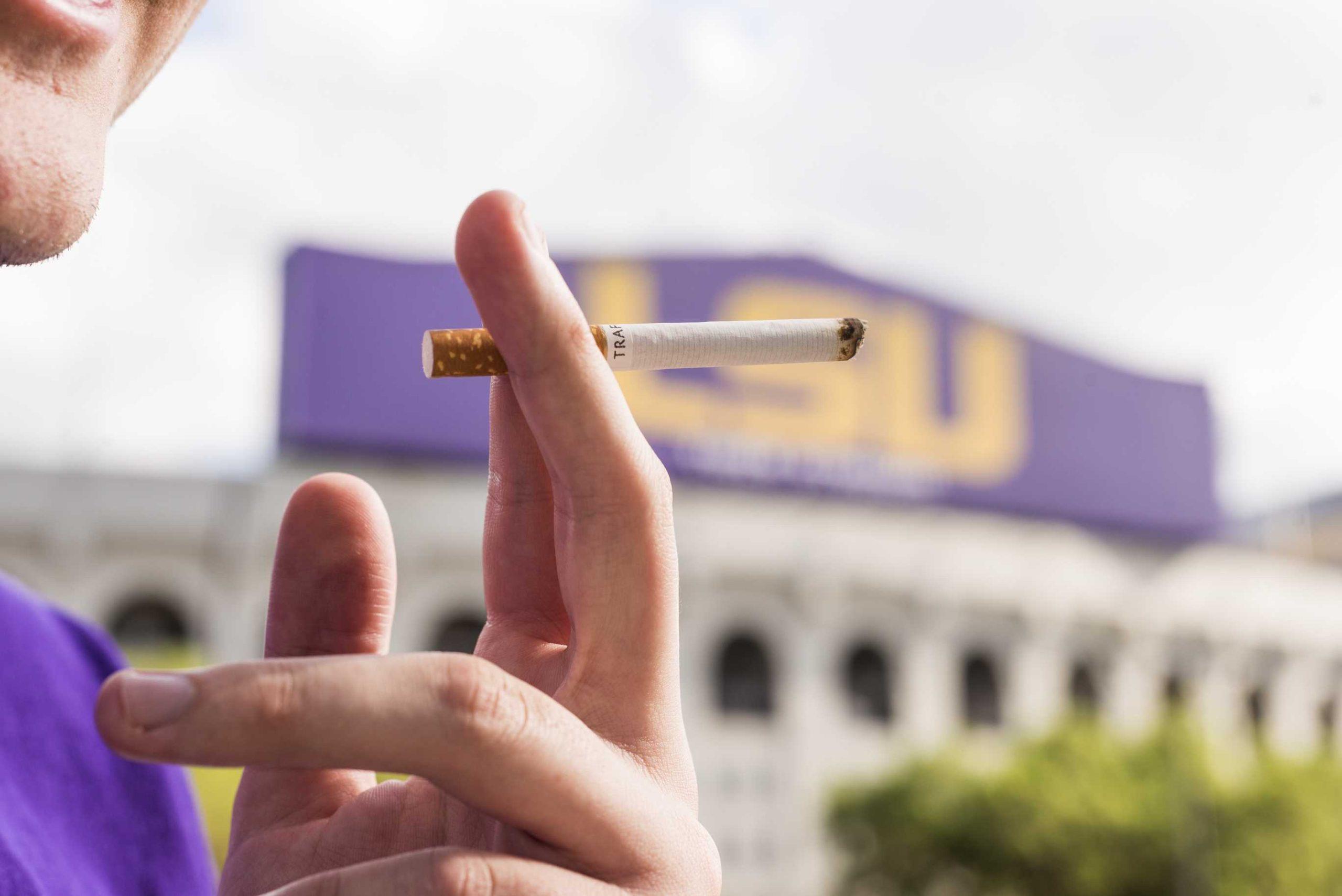 Signs across LSU boast 'smoke-free living,' but students feel tobacco use still prevalent