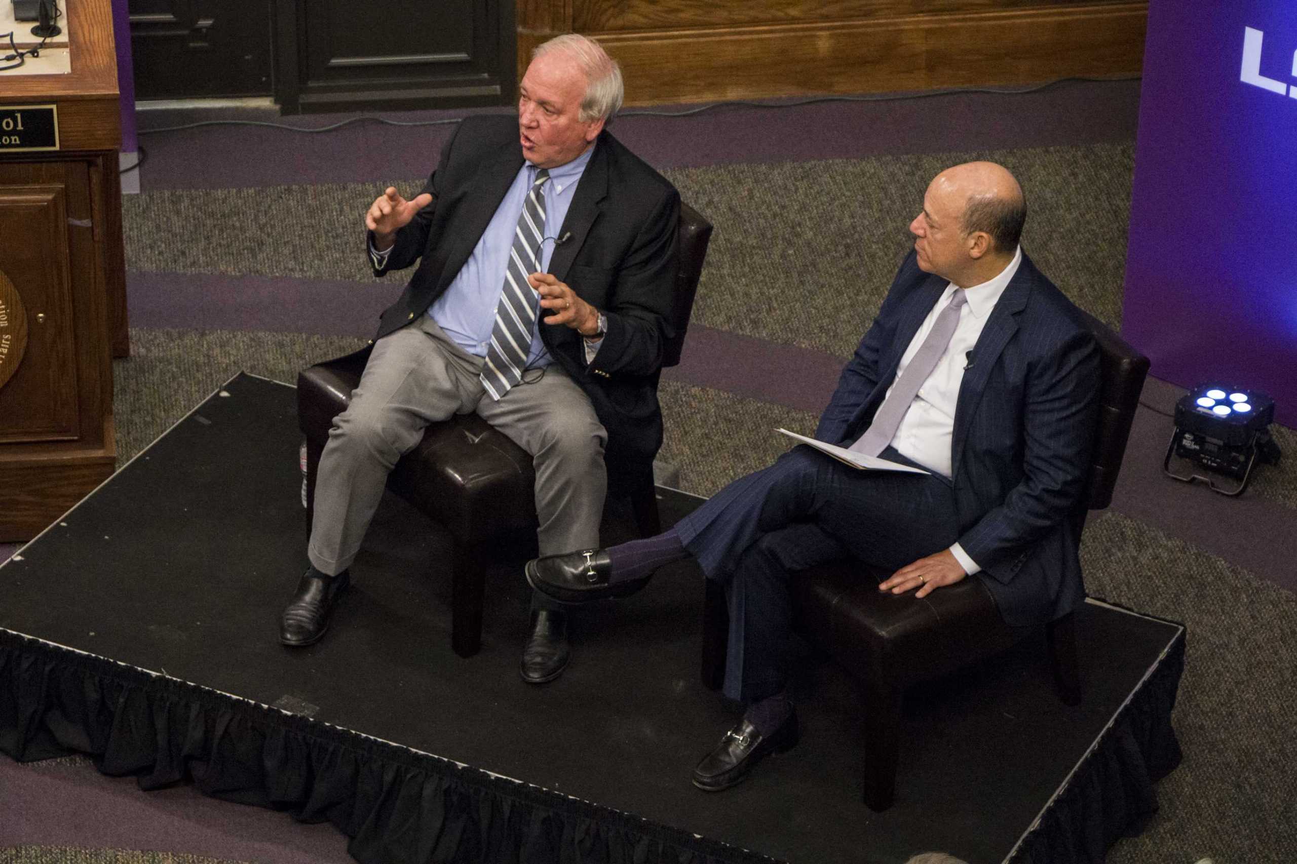 Former White House Press Secretaries visit LSU, discuss state of modern political communication