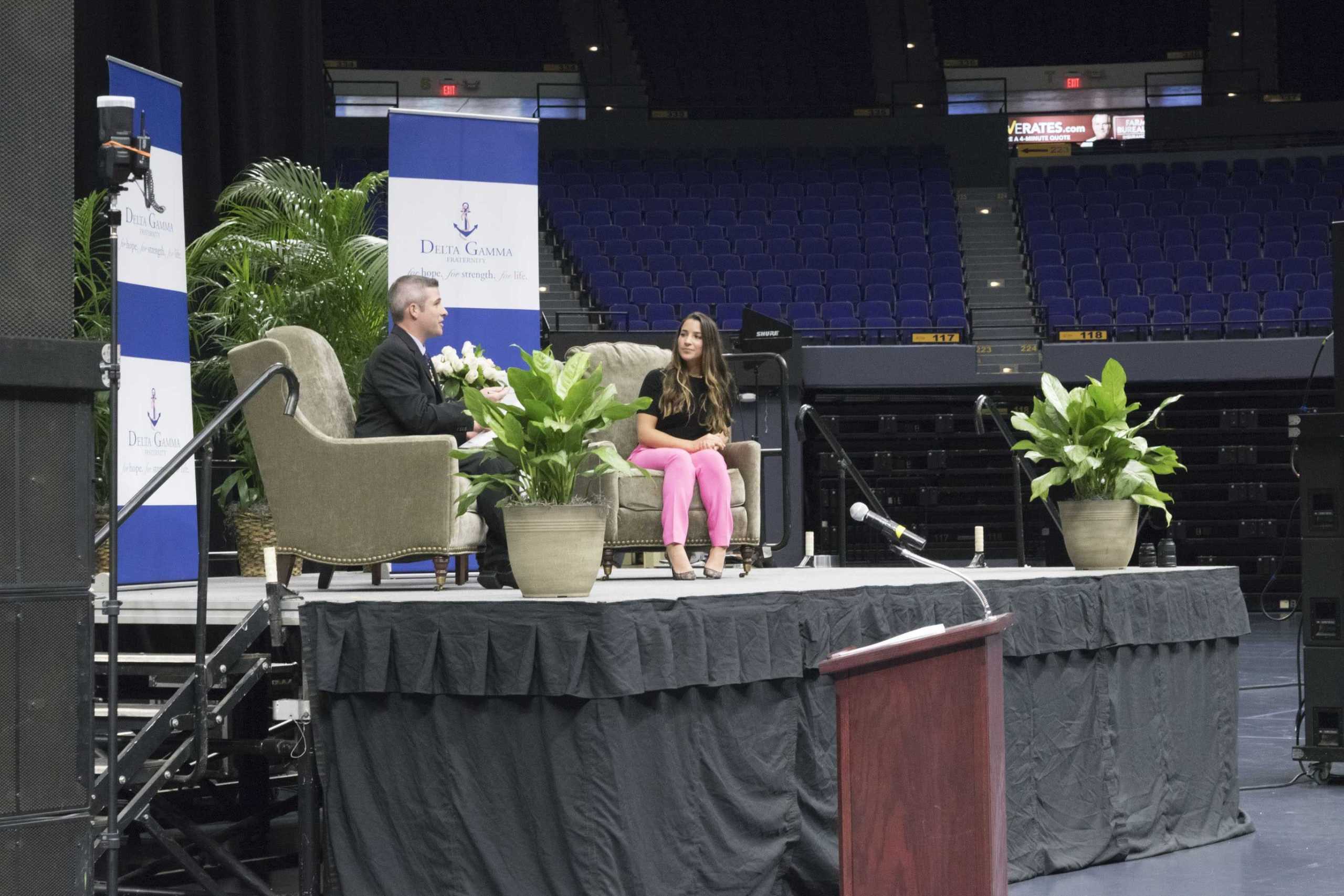 Olympic gymnast, activist Aly Raisman speaks at LSU about sexual assault, female empowerment