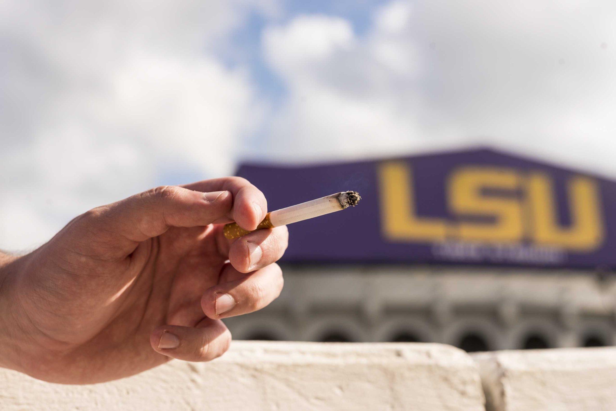 Signs across LSU boast 'smoke-free living,' but students feel tobacco use still prevalent