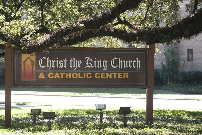 Christ the King Catholic Church stands just a short walk from the Parade Grounds on Tuesday, Sept. 22, 2015, on LSU's campus.