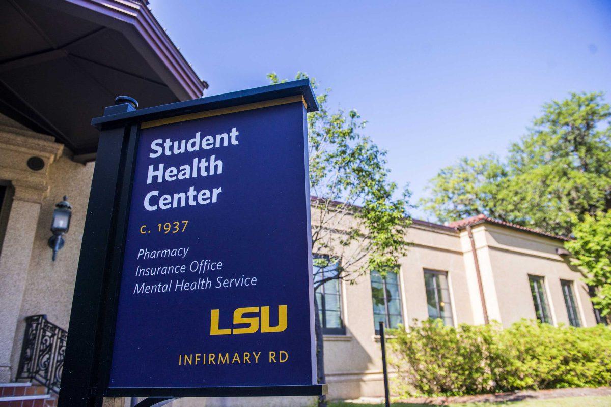 The Student Health Center rests at its location on LSU's campus on Monday, April 2, 2018.