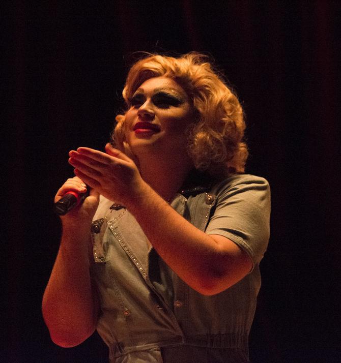 Drag performance takes on political topics, HIV awareness