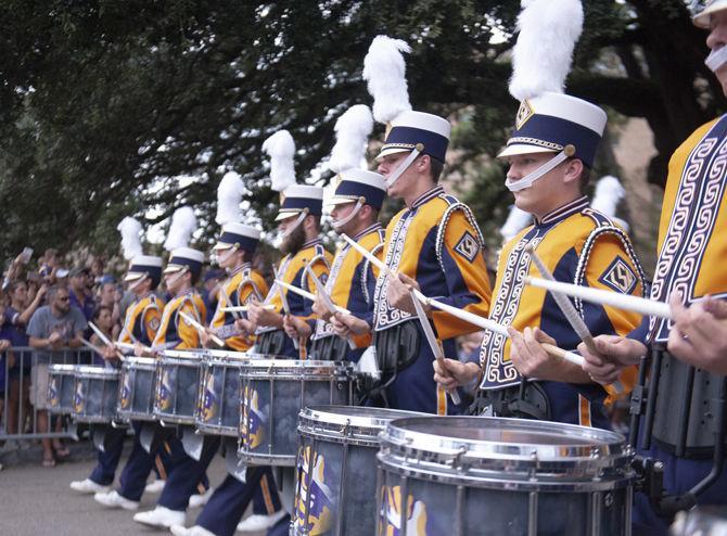 LSU Walks Down Victory Hill