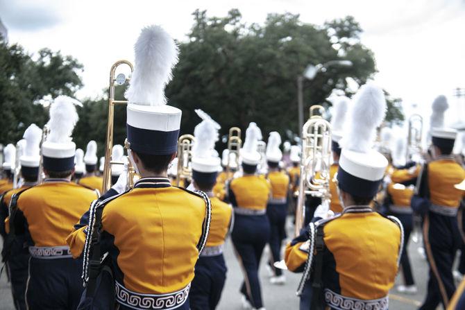 LSU Walks Down Victory Hill