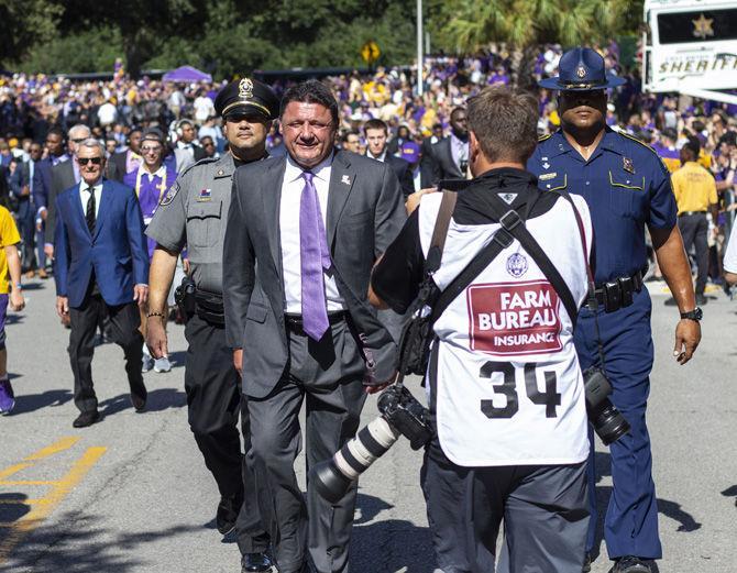 PHOTOS: LSU vs. Southeastern Walk Down Victory Hill