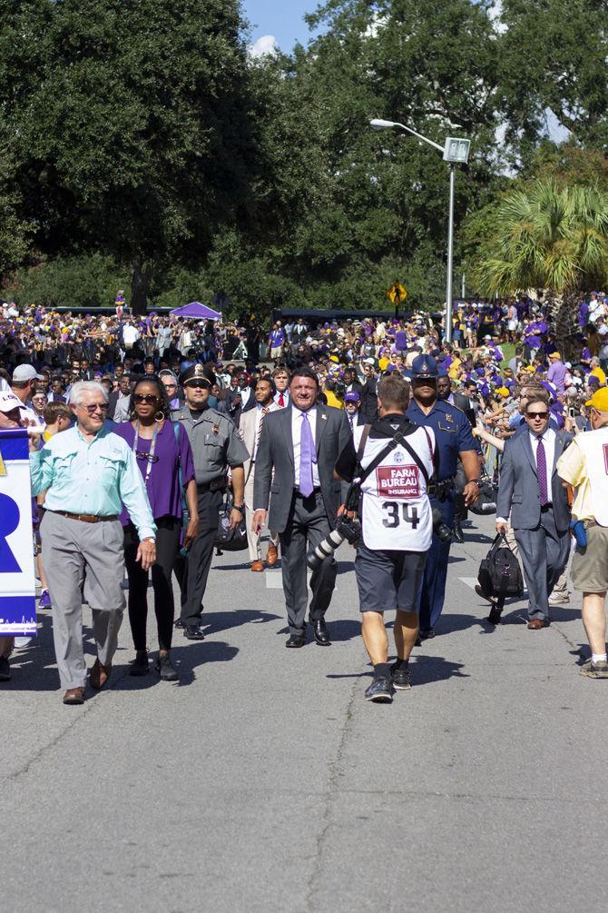 PHOTOS: LSU vs. Southeastern Walk Down Victory Hill