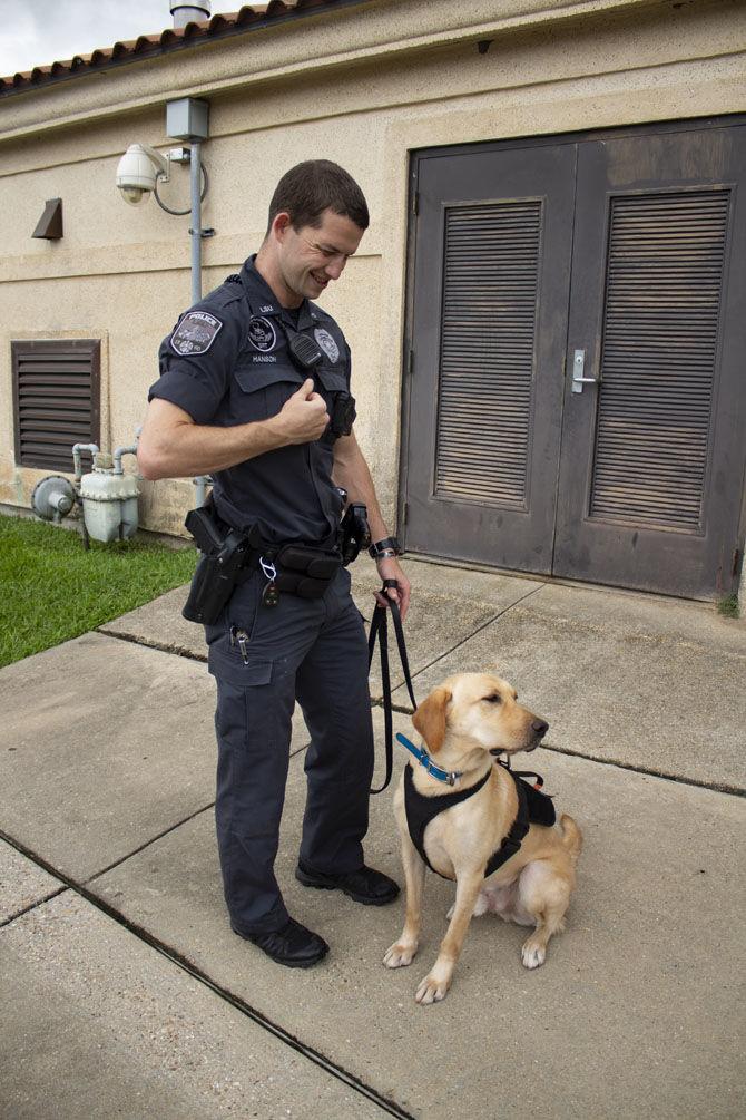 LSUPD welcomes new 'Vapor Wake' K-9s to campus