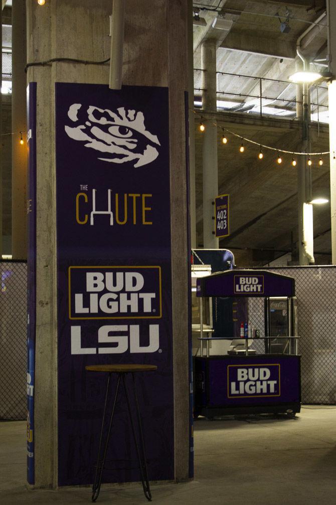 The new Chute sits inside Tiger Stadium on Thursday, Sept. 6, 2018.