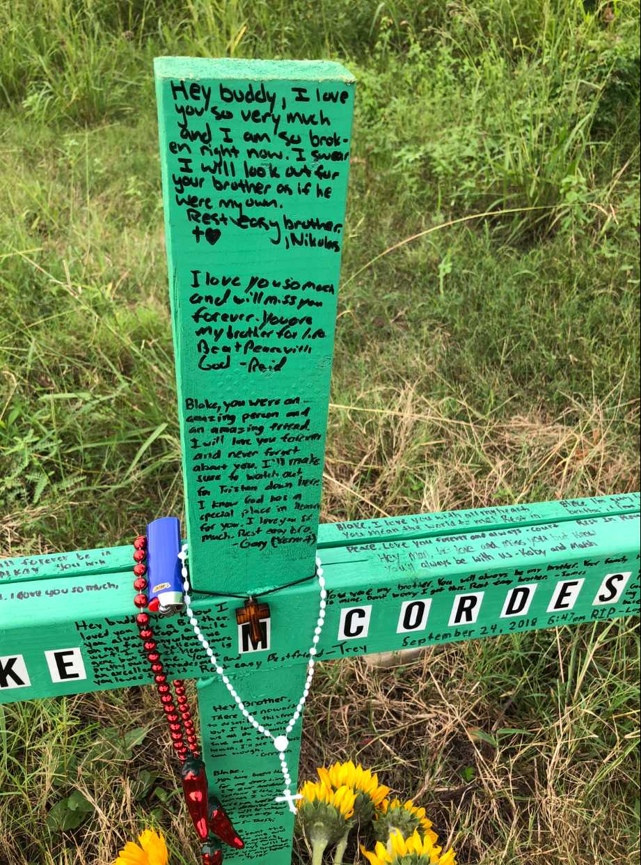 Memorial made for Southeastern LA University student killed near LSU