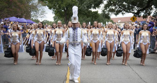 LSU Walks Down Victory Hill