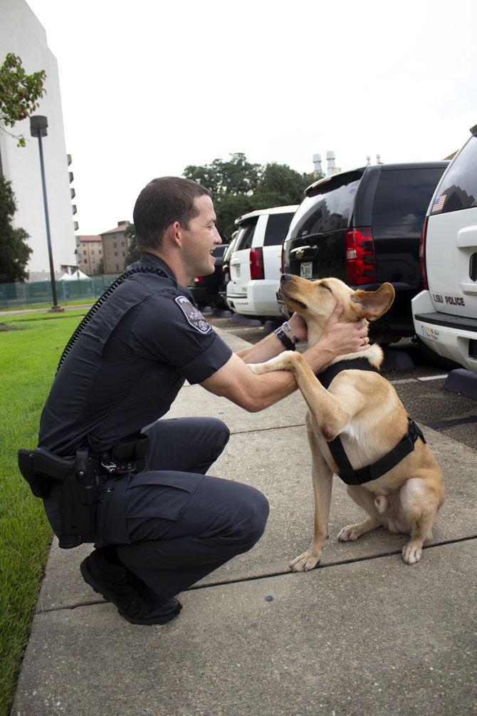 LSUPD welcomes new 'Vapor Wake' K-9s to campus