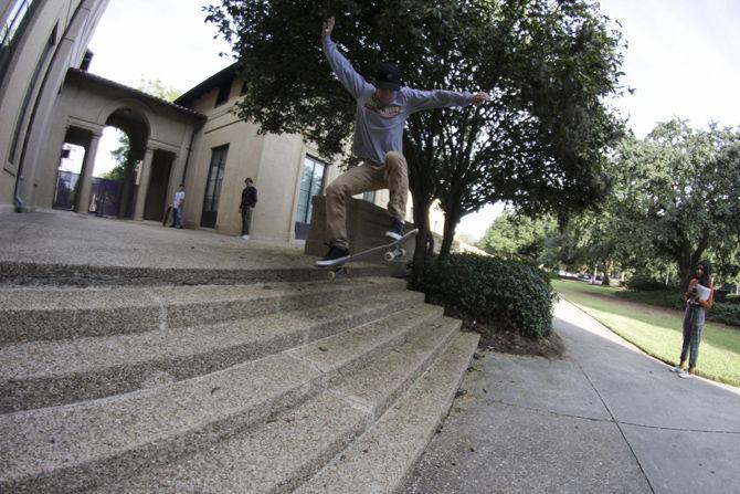 Skate LSU combines passions for skateboarding, gardening