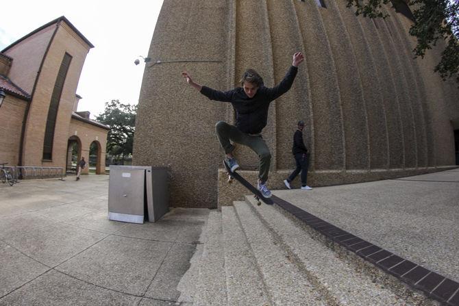 Skate LSU combines passions for skateboarding, gardening