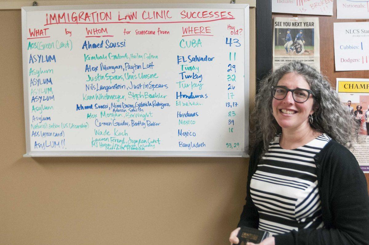 Director of the LSU Paul M. Hebert Law Center&#160;Immigration Clinic Lauren Aronson during the LSU Law Immigration Clinic on Tuesday, March 20, 2018, in the LSU Law Center.