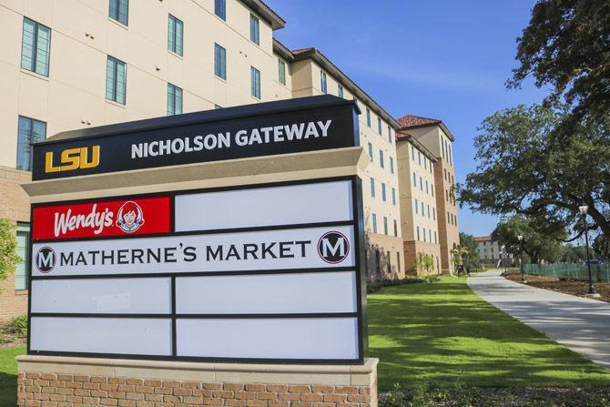 Nicholson Gateway Apartments sits on a 28-acre site between West Chimes Street and Skip Bertman Drive on Monday, Aug. 20, 2018.