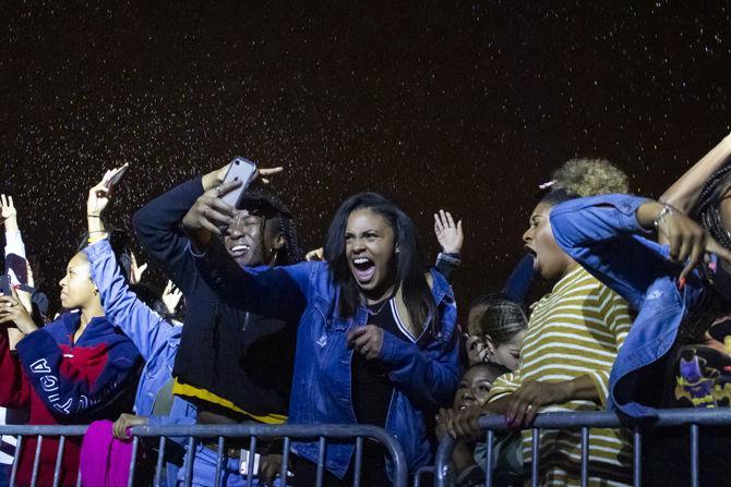 Waka Flocka Flame braves rainy weather in performance at LSU Homecoming Concert