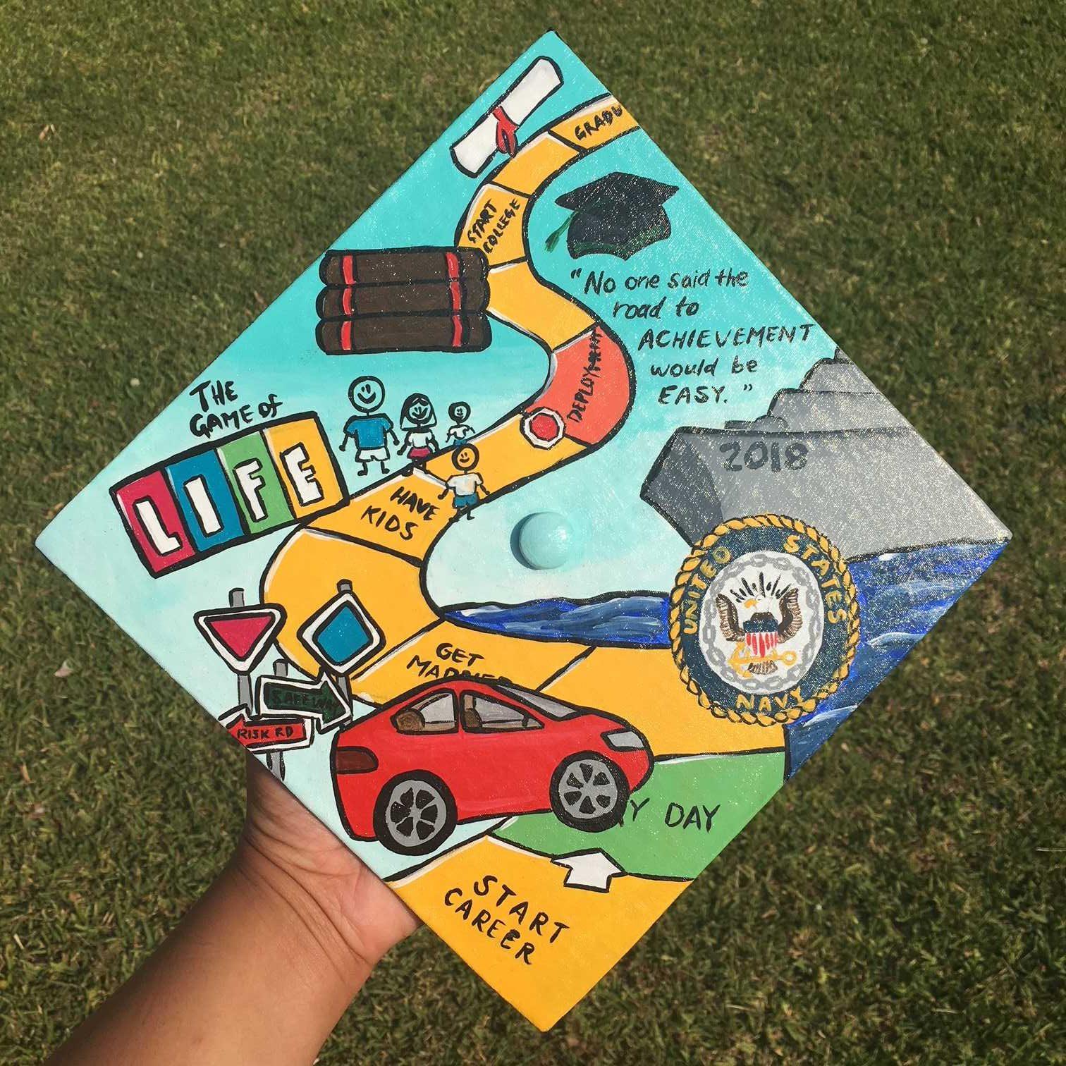 LSU student creates personalized graduation caps