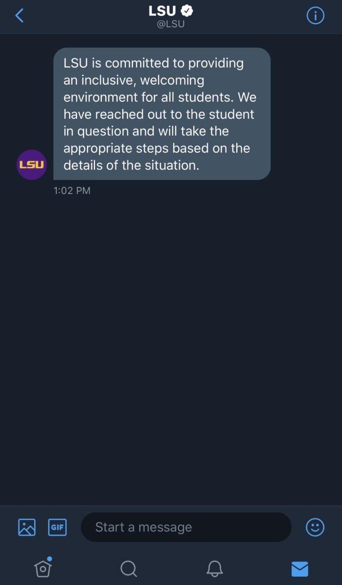 LSU statement via twitter 10.2018