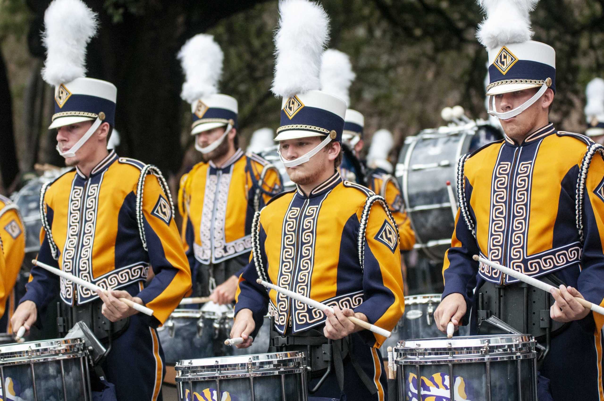 PHOTOS: LSU marches Victory Hill before game against Mississippi State