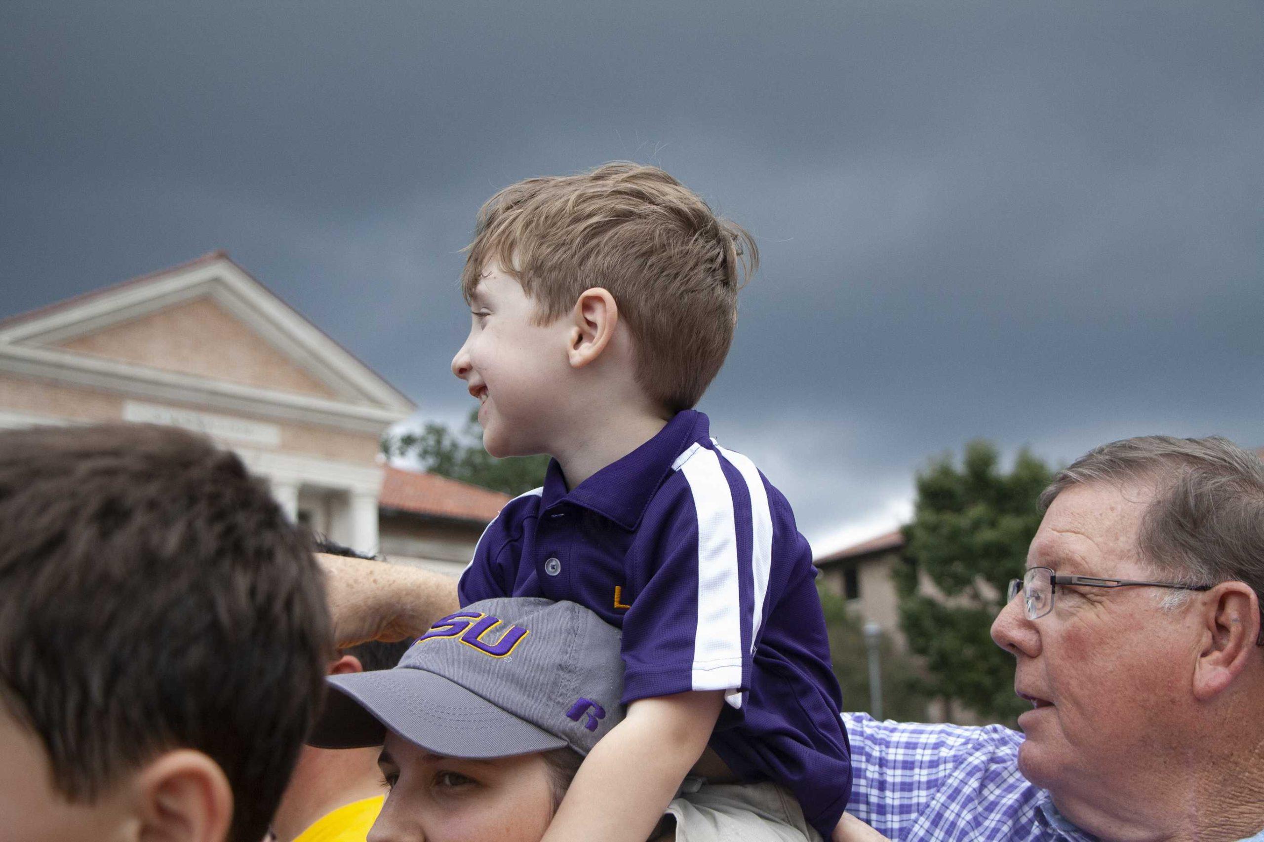 PHOTOS: LSU marches Victory Hill before game against Mississippi State