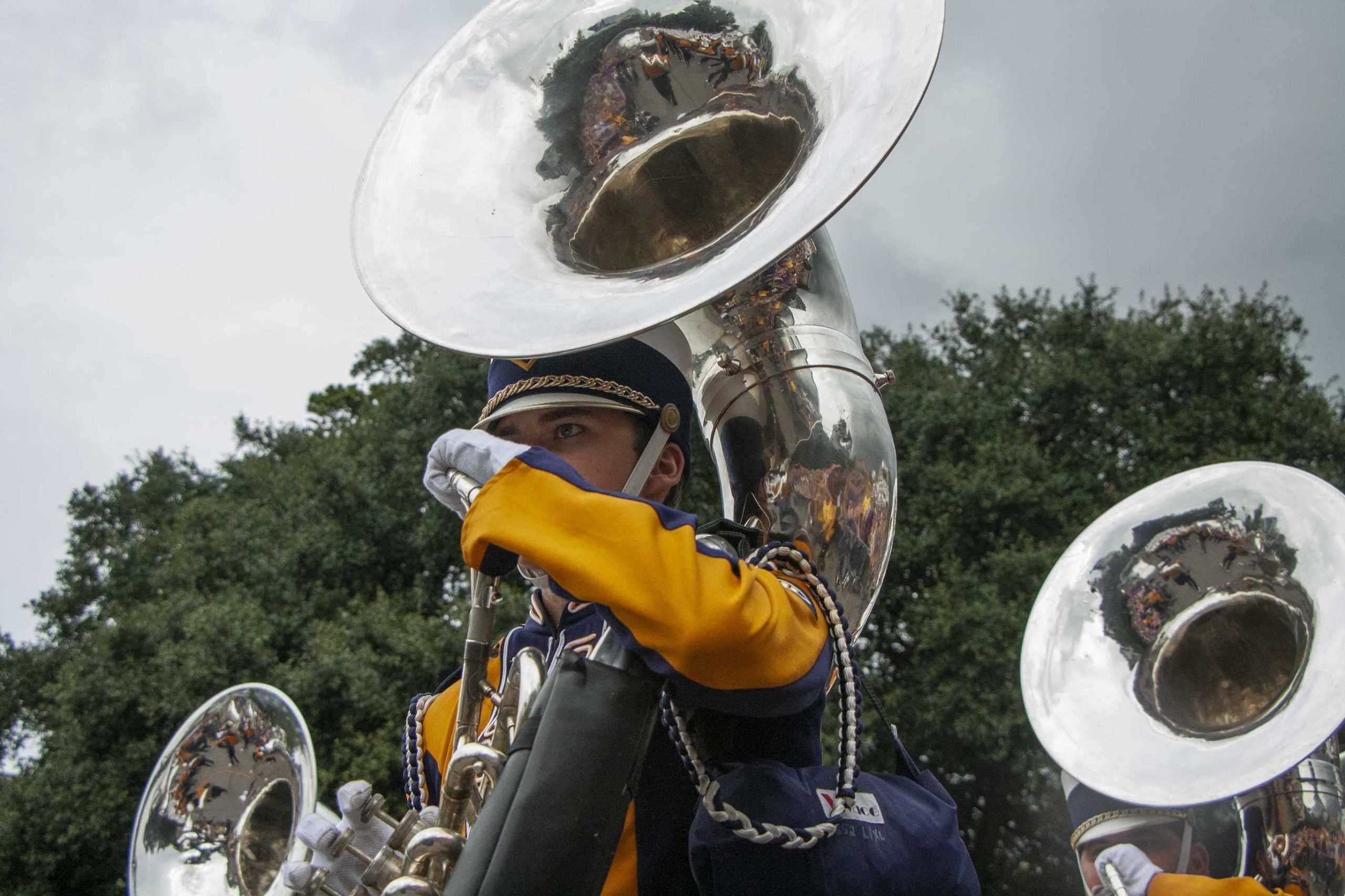 PHOTOS: LSU marches Victory Hill before game against Mississippi State