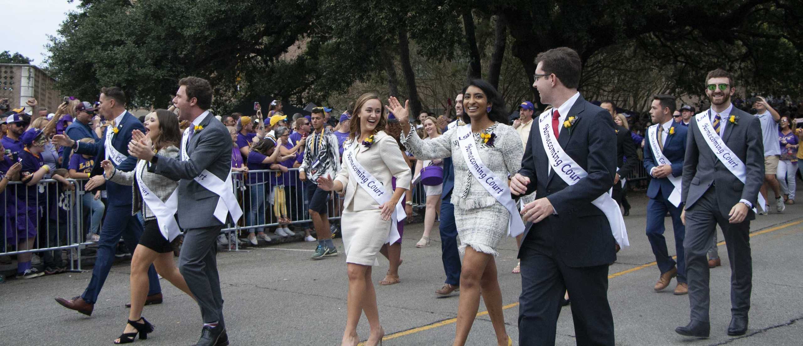 PHOTOS: LSU marches Victory Hill before game against Mississippi State