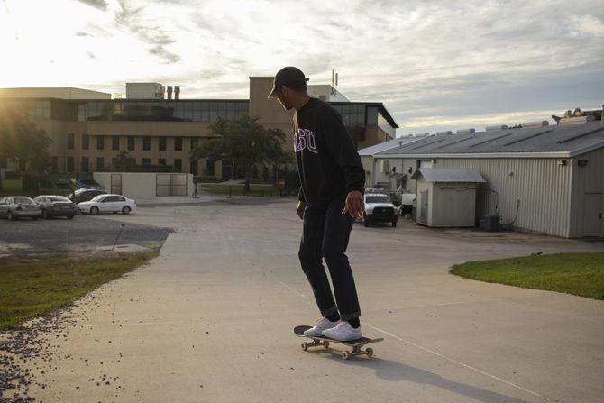 Skate LSU combines passions for skateboarding, gardening