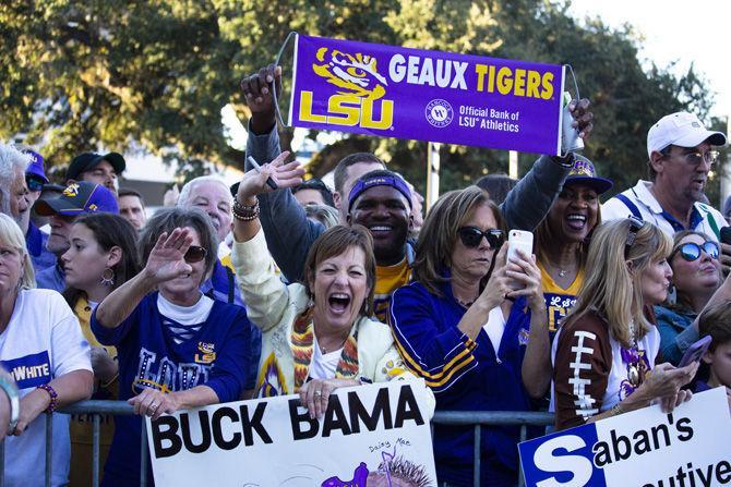 PHOTOS: LSU vs Bama March Down Victory Hill