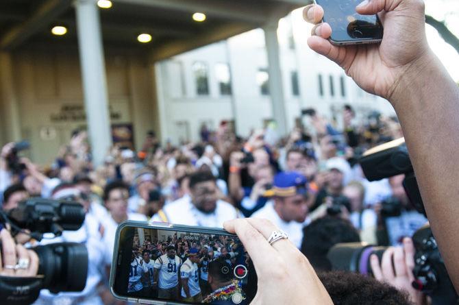 PHOTOS: LSU vs Bama March Down Victory Hill