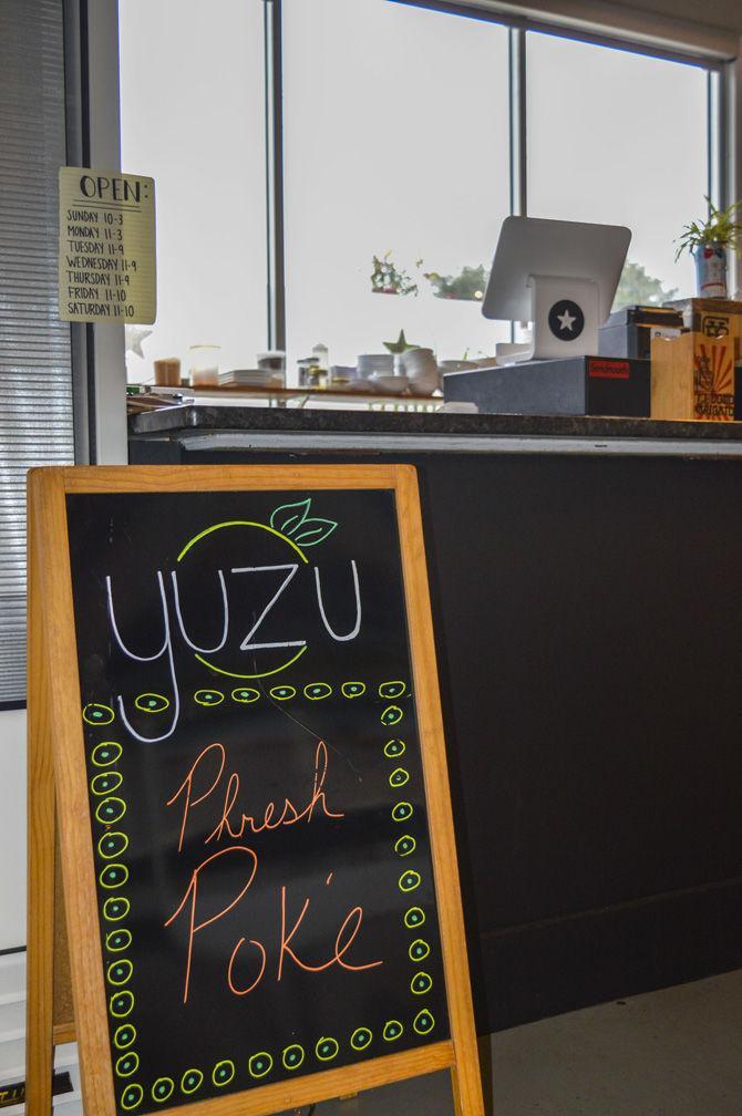 Yuzu is located in White Star Market and offers poke on Monday, Jan. 14, 2019 on Government St.