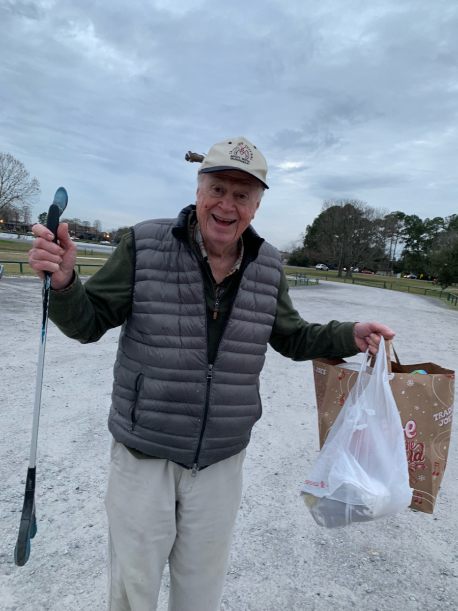 Randy Peterson has been cleaning up litter around the LSU lakes for 47 years.&#160;