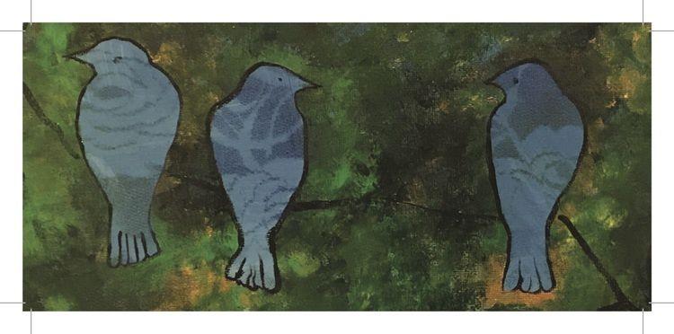 
"Blue Birds"&#160;by Nancy Von Brock
