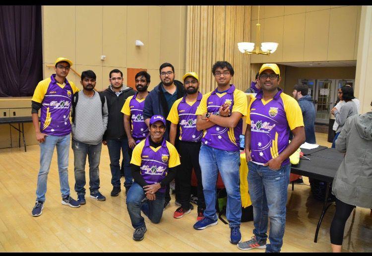 The LSU Cricket Club at the student involvement fair at the LSU Student Union.