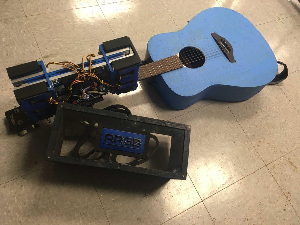 LSU Kinesiology Professor Nikita Kuznetsov and his students created an adaptive guitar to help rehabilitate stroke victims.