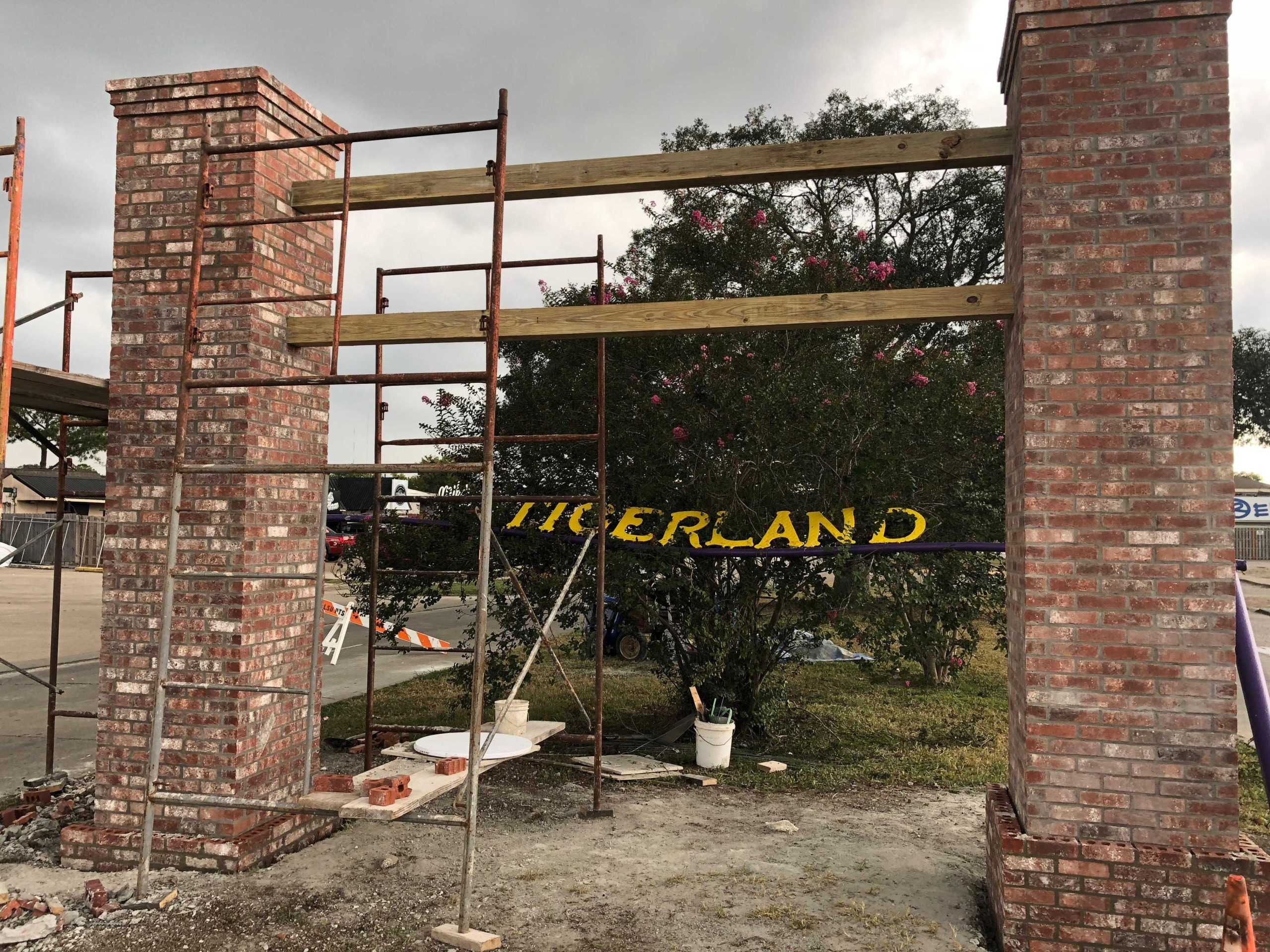 Tigerland partly refurbished with new, updated entrance sign