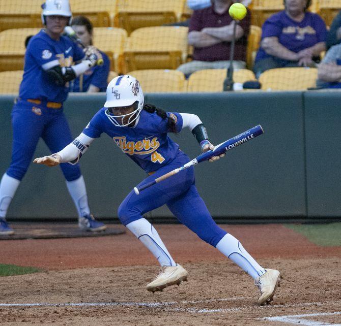 LSU softball wins 11-0 against Troy