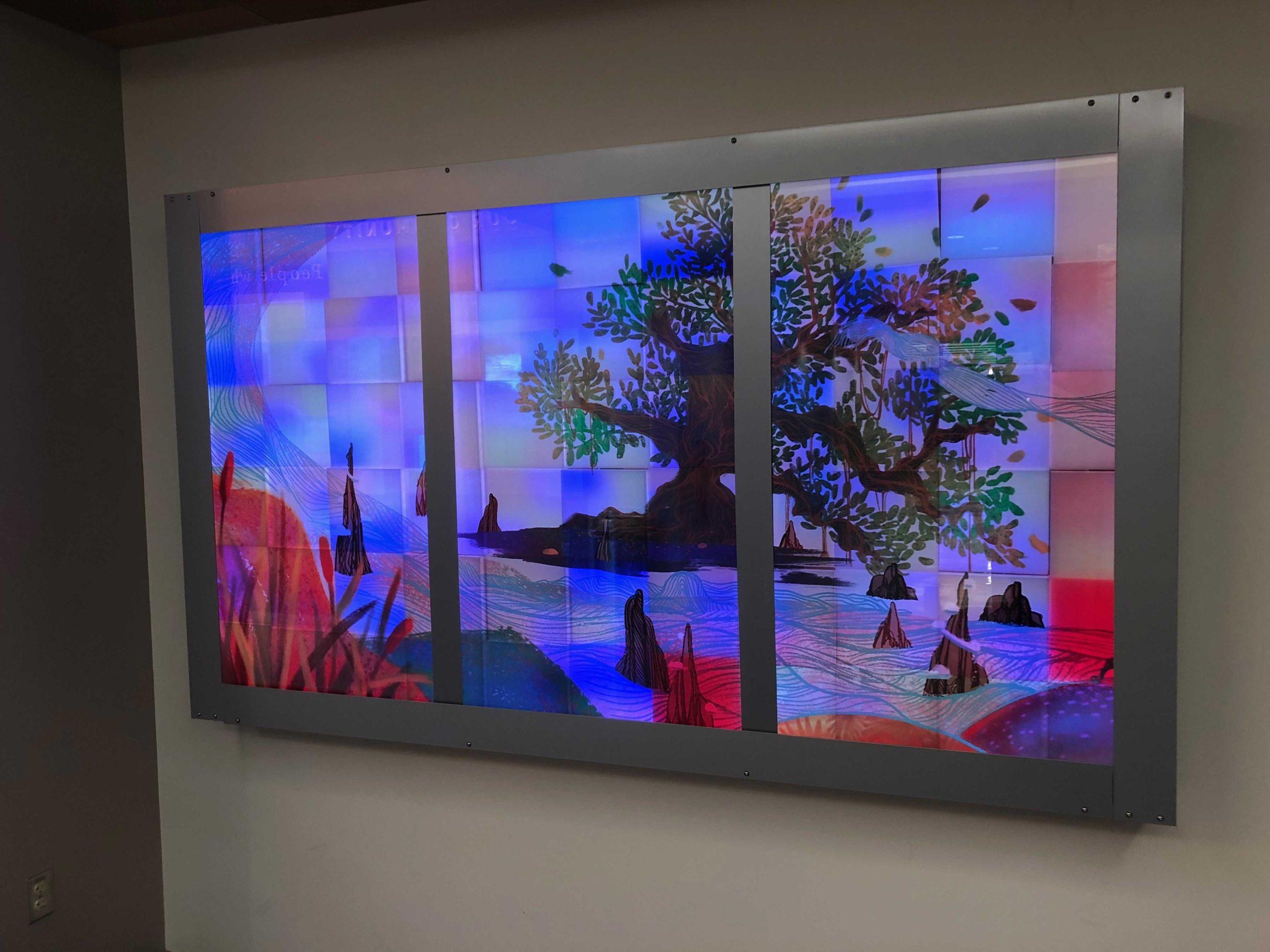 Professor supports cancer patients with art installation