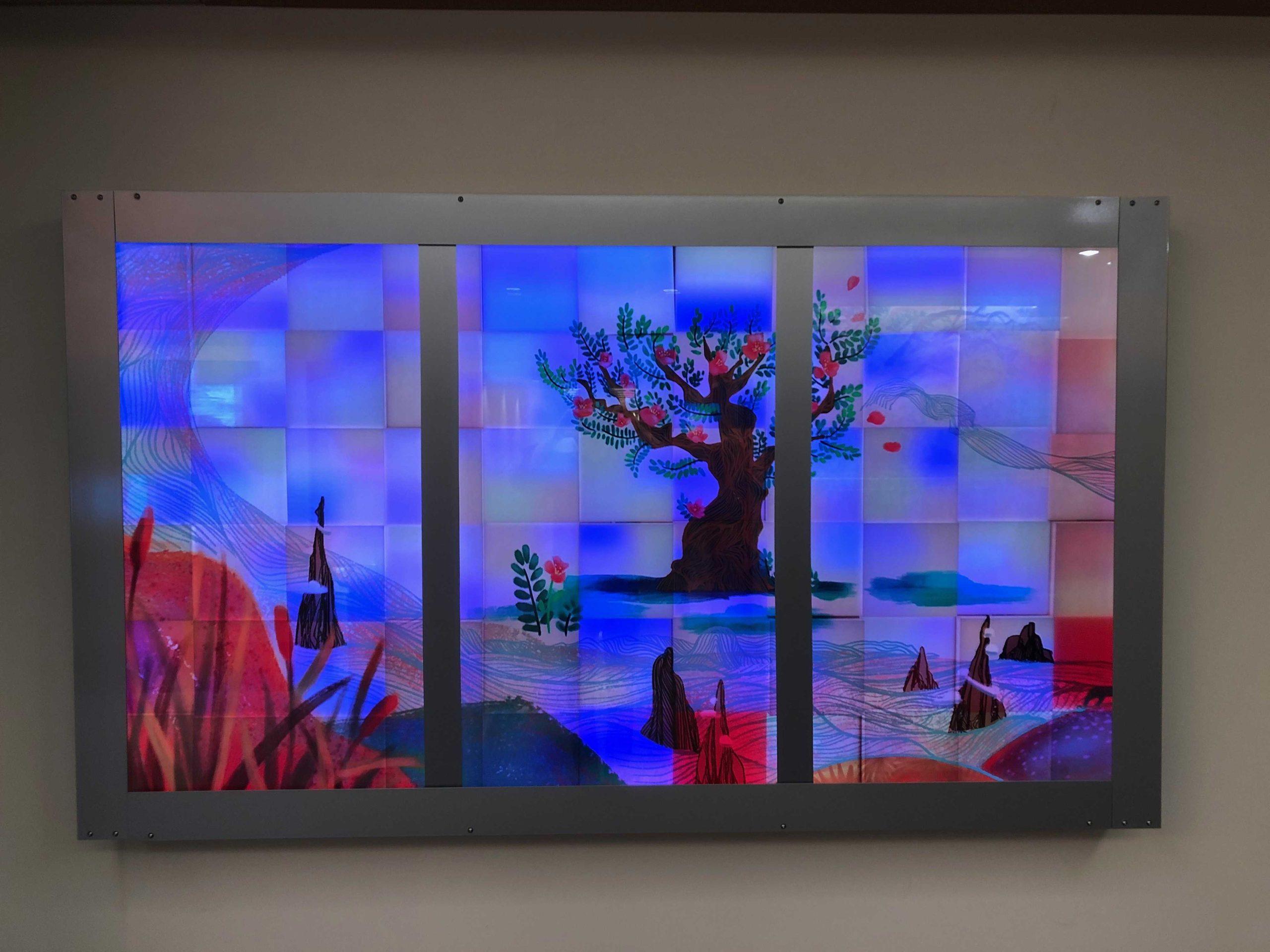 Professor supports cancer patients with art installation