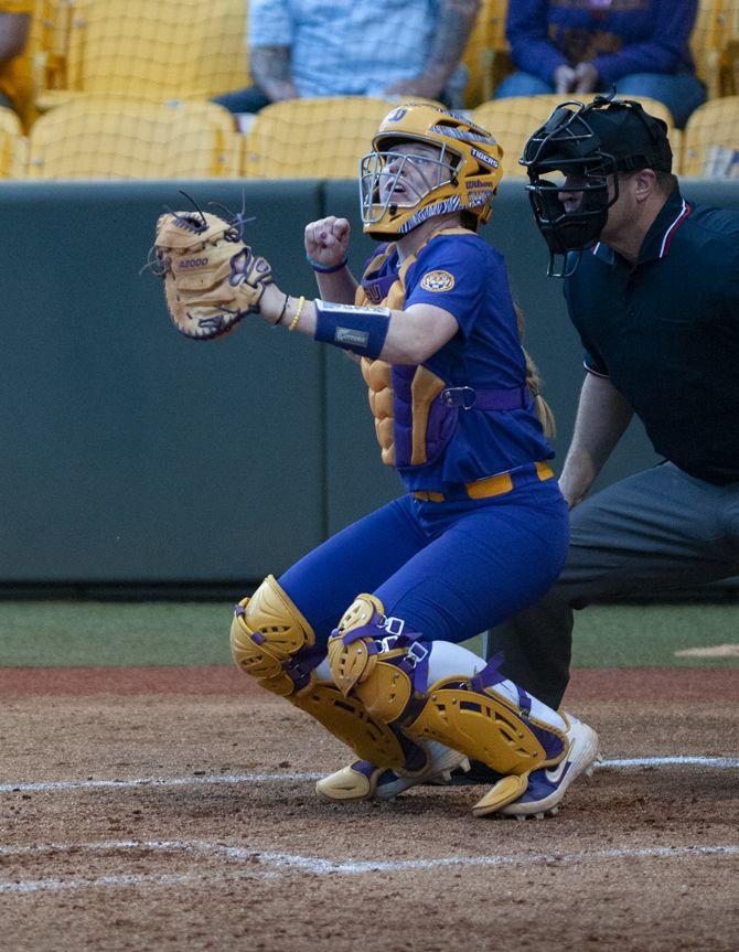 LSU softball wins 11-0 against Troy