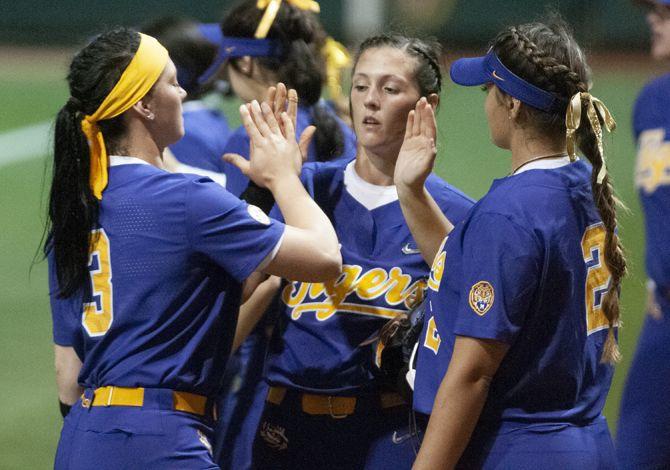 LSU softball wins 11-0 against Troy