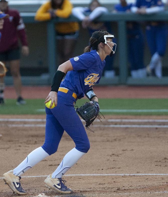 LSU softball wins 11-0 against Troy